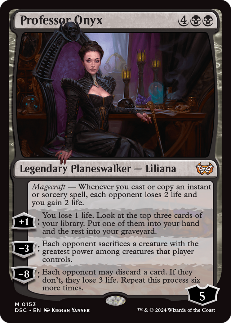 Image of Professor Onyx [Duskmourn: House of Horror Commander]