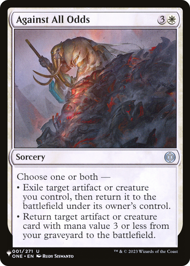 Image of Against All Odds [The List]