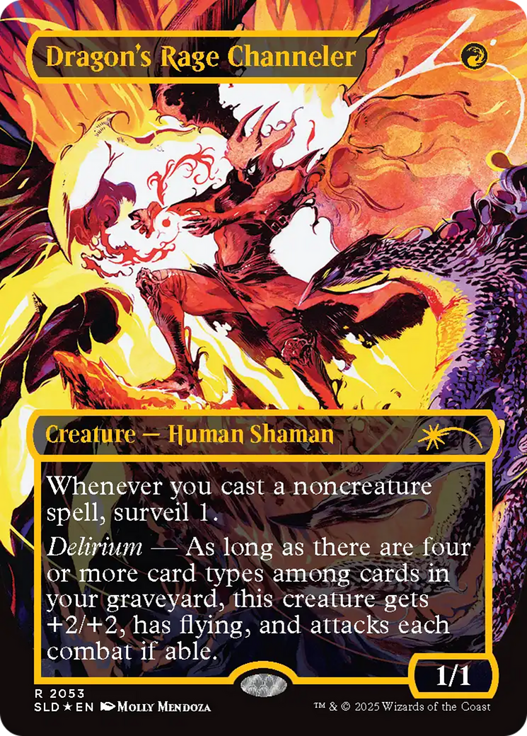 Image of Dragon's Rage Channeler (2053) (Raised Foil) [Secret Lair Drop Series]