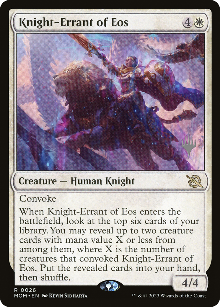 Image of Knight-Errant of Eos (Promo Pack) [March of the Machine Promos]
