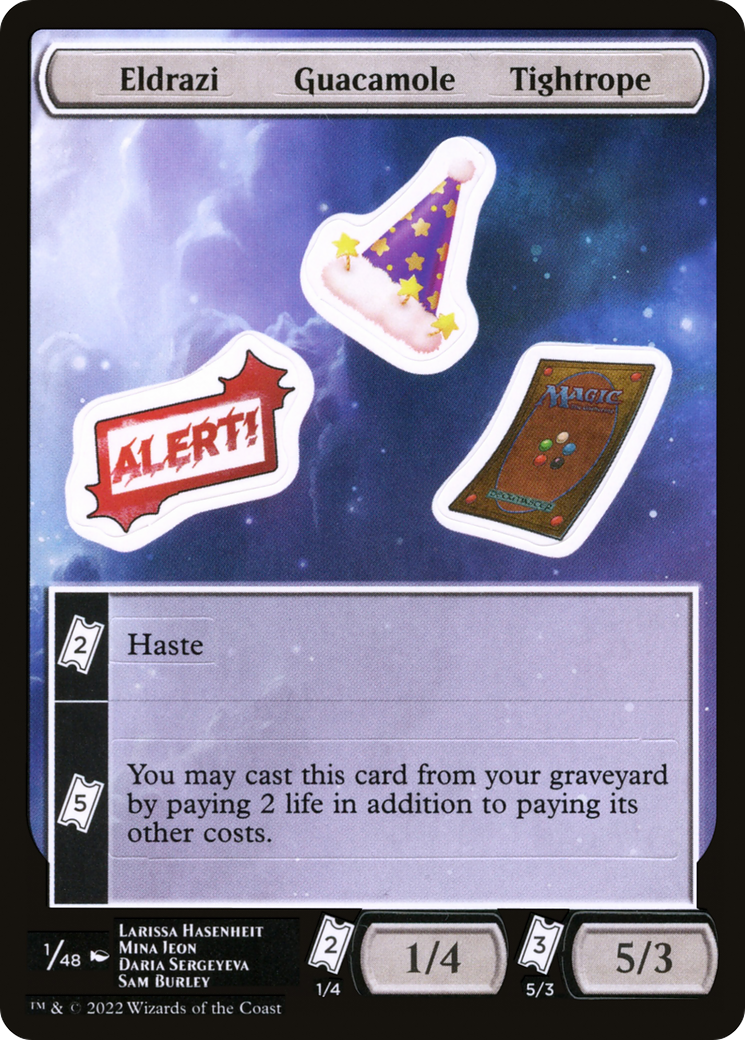 Image of Eldrazi Guacamole Tightrope [Unfinity Stickers]