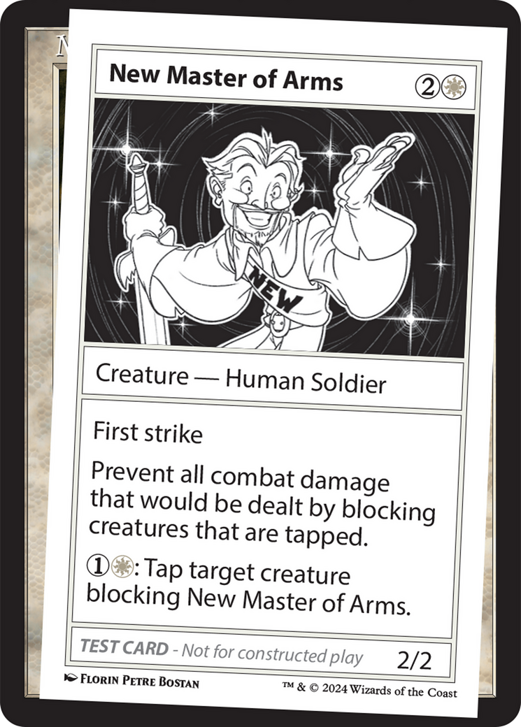 Image of New Master of Arms [Mystery Booster 2 Playtest Cards]