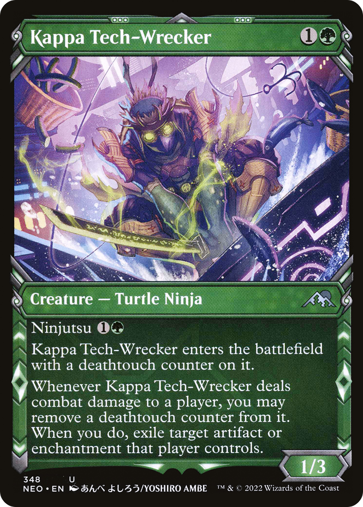 Image of Kappa Tech-Wrecker (Showcase Ninja) [Kamigawa: Neon Dynasty]