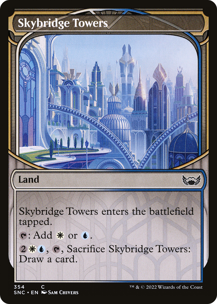 Image of Skybridge Towers (Showcase Skyscraper) [Streets of New Capenna]