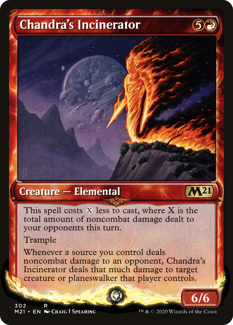 Image of Chandra's Incinerator (Showcase) [Core Set 2021]