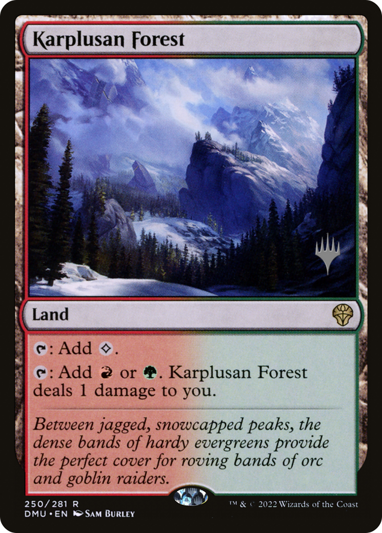 Image of Karplusan Forest (Promo Pack) [Dominaria United Promos]