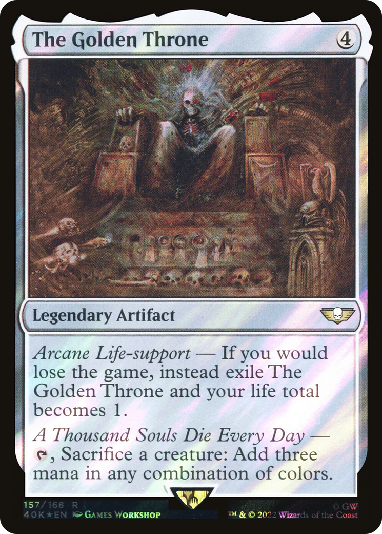 Image of The Golden Throne (Surge Foil) [Warhammer 40,000]