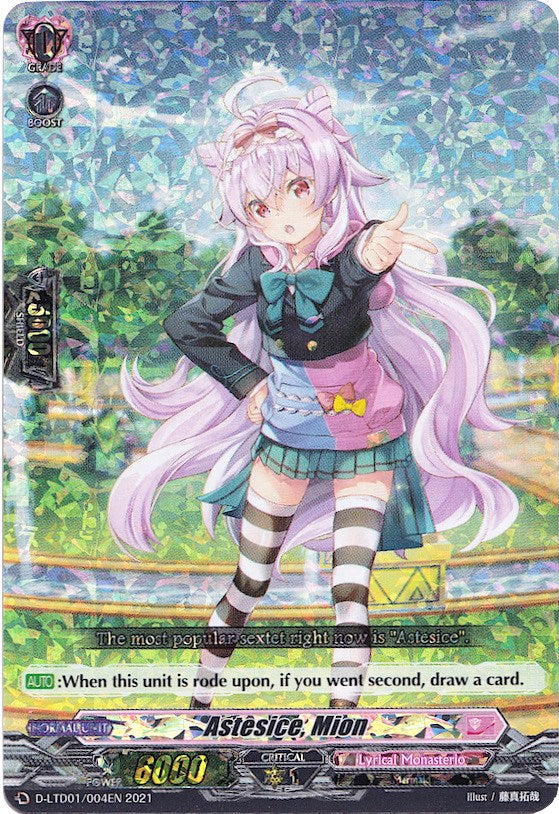 Image of Astesice, Mion (Parallel Foil) (D-LTD01/004EN) [Ahoy! Lyrical Monasterio!]