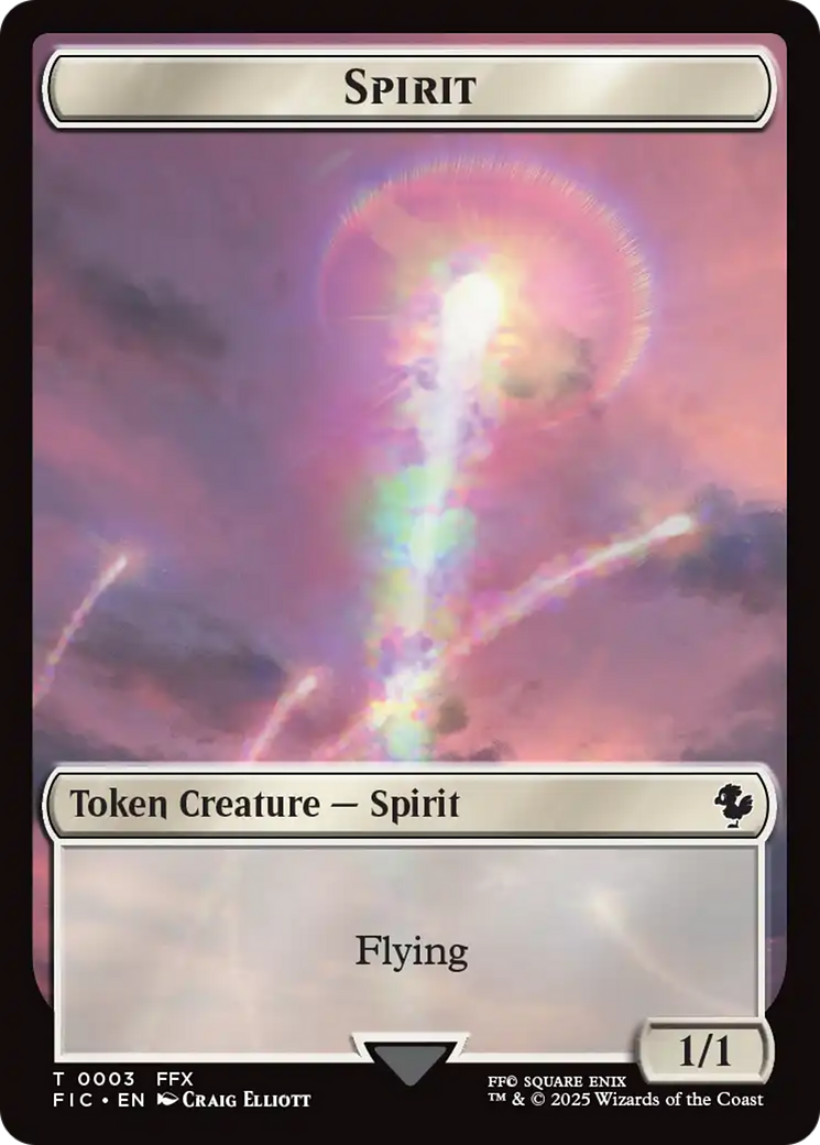 Image of Spirit // Squid Double-Sided Token [FINAL FANTASY Commander Tokens]