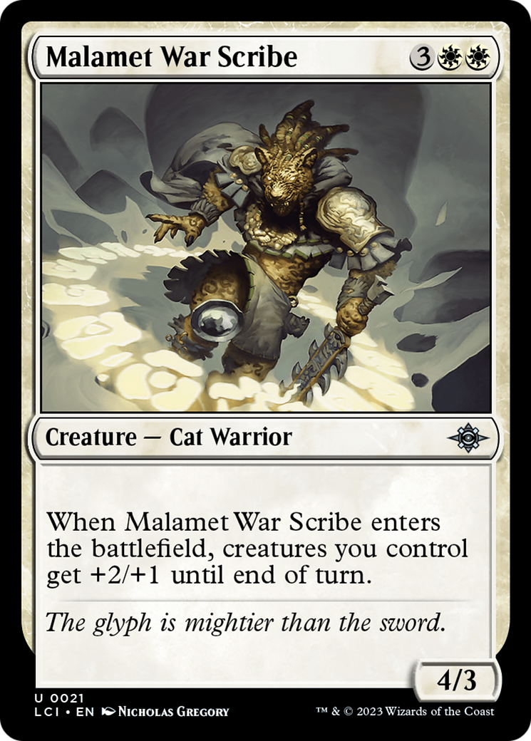 Image of Malamet War Scribe [The Lost Caverns of Ixalan]