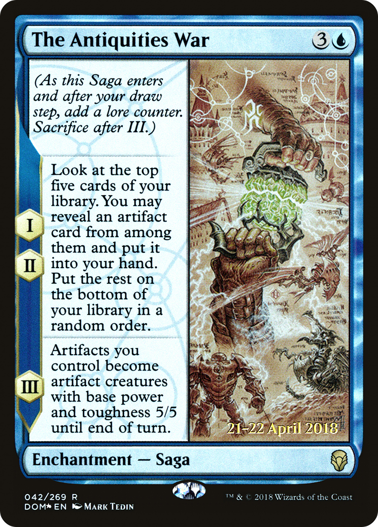 Image of The Antiquities War [Dominaria Prerelease Promos]