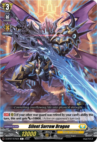 Image of Silent Sorrow Dragon (D-BT07/075EN) [Raging Flames Against Emerald Storm]