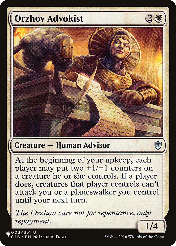 Image of Orzhov Advokist [The List]