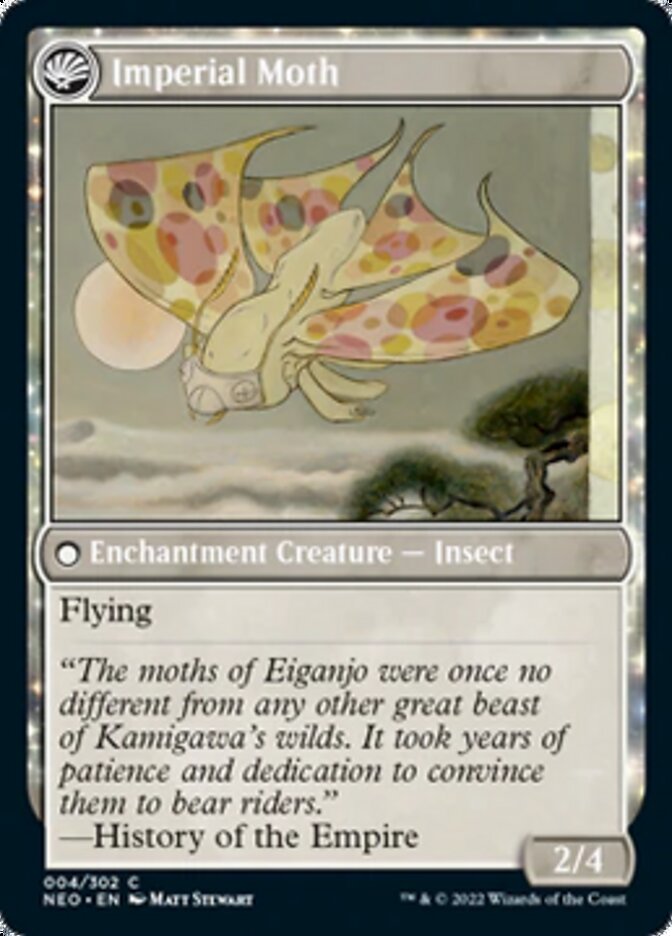 Image of Befriending the Moths // Imperial Moth [Kamigawa: Neon Dynasty]