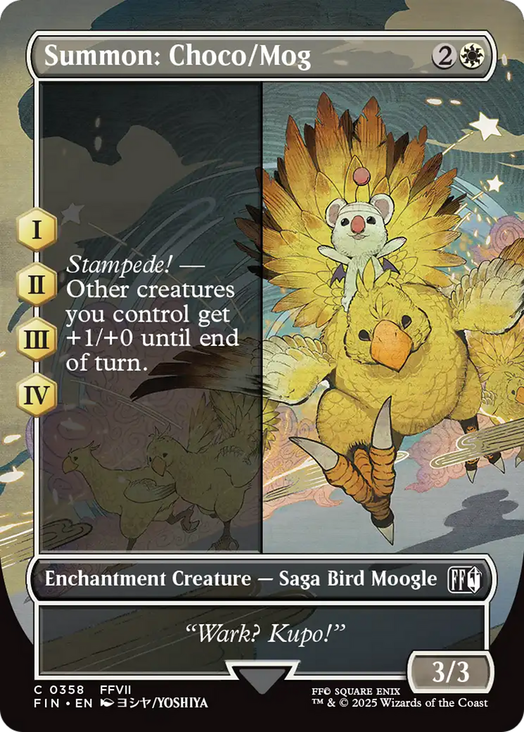 Image of Summon: Choco/Mog (Borderless) [FINAL FANTASY]