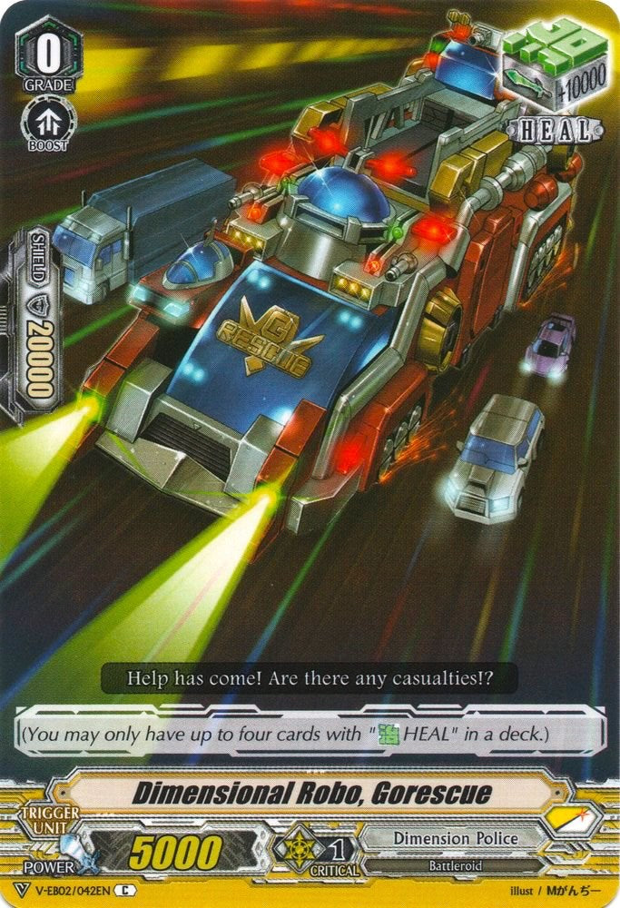 Image of Dimensional Robo, Gorescue (V-EB02/042EN) [Champions of the Asia Circuit]