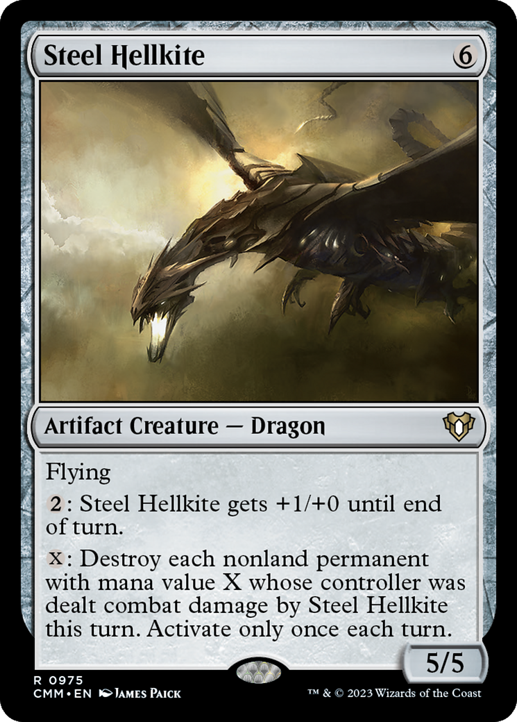 Image of Steel Hellkite [Commander Masters]