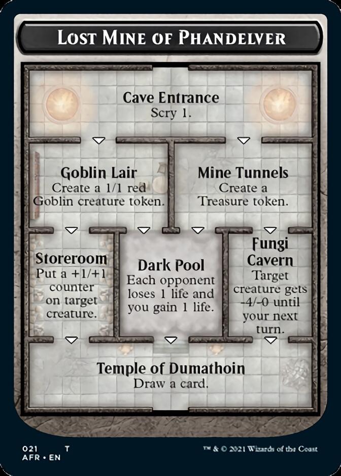 Image of Dungeon of the Mad Mage // Lost Mine of Phandelver Double-Sided Token [Dungeons & Dragons: Adventures in the Forgotten Realms Tokens]