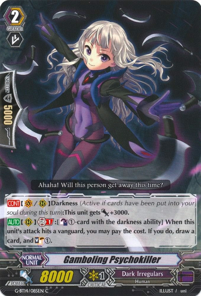 Image of Gambling Psychokiller (G-BT14/085EN) [Divine Dragon Apocrypha]