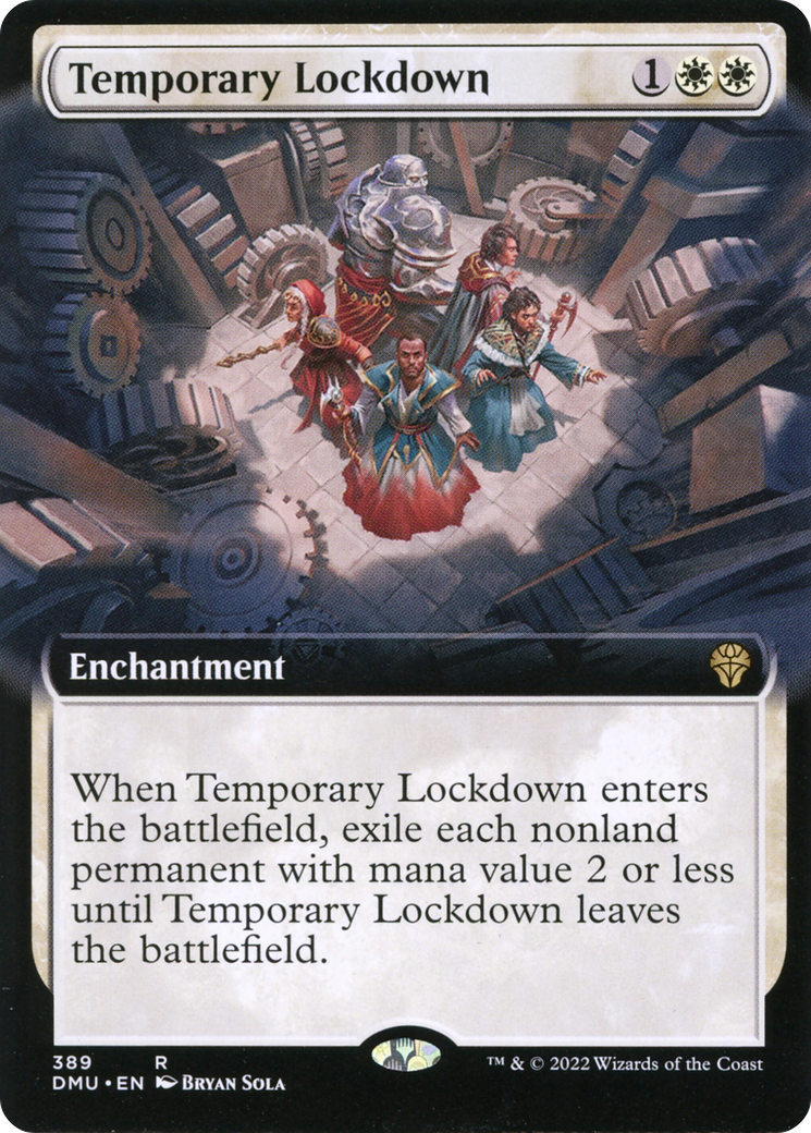 Image of Temporary Lockdown (Extended Art) [Dominaria United]