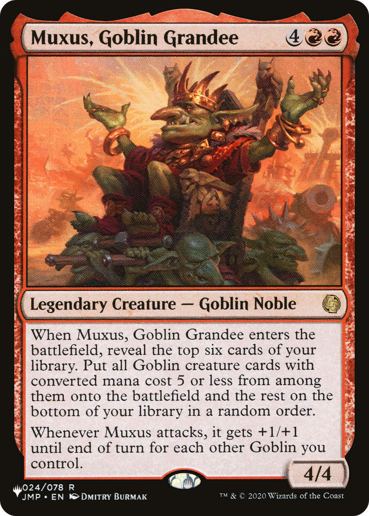 Image of Muxus, Goblin Grandee [The List]