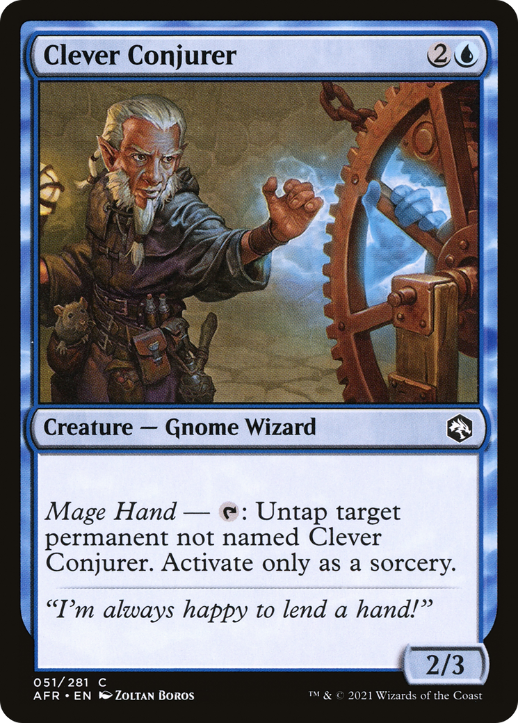 Image of Clever Conjurer [Dungeons & Dragons: Adventures in the Forgotten Realms]
