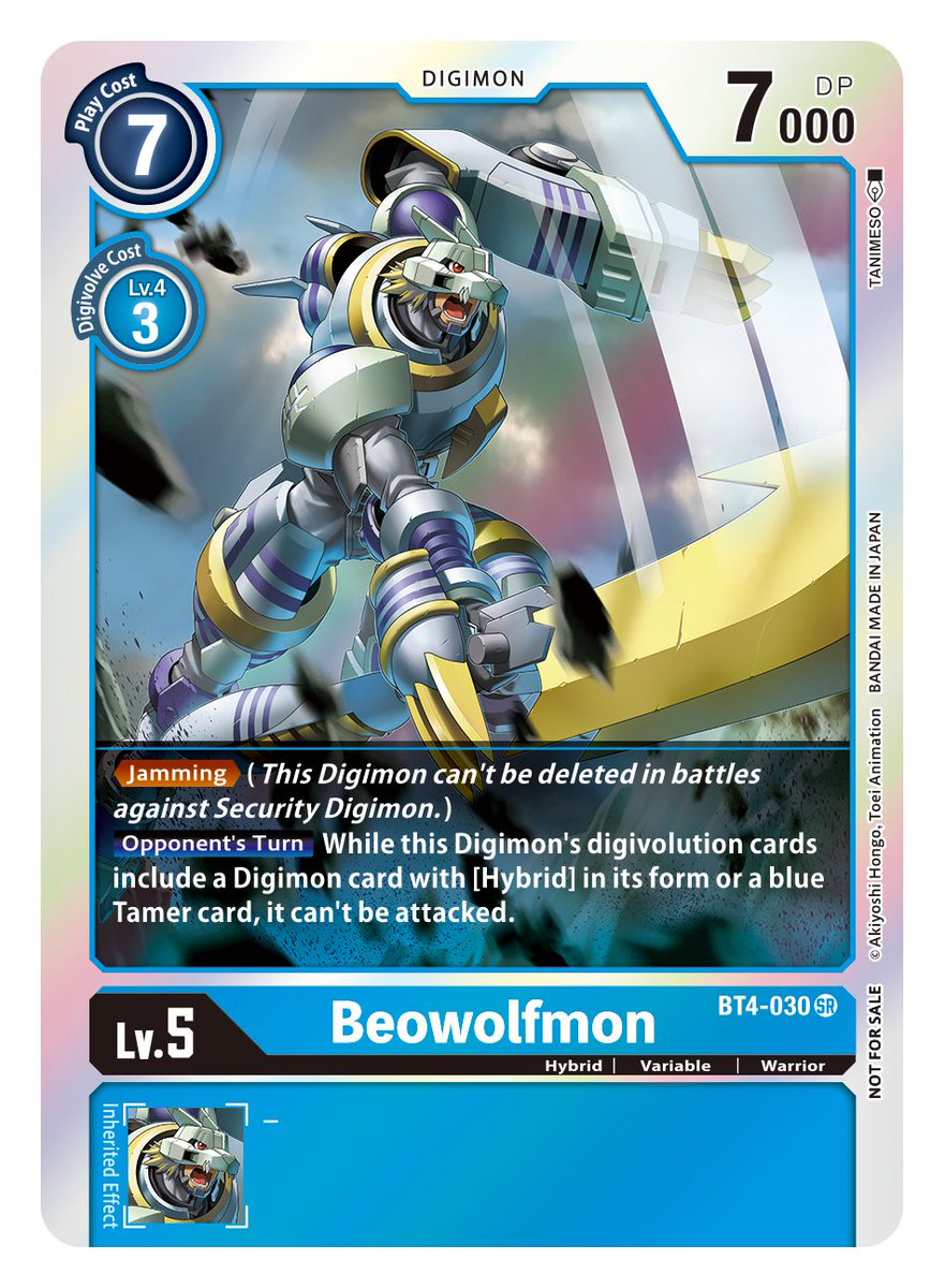 Image of BeoWolfmon [BT4-030] (Event Pack 2) [Great Legend]