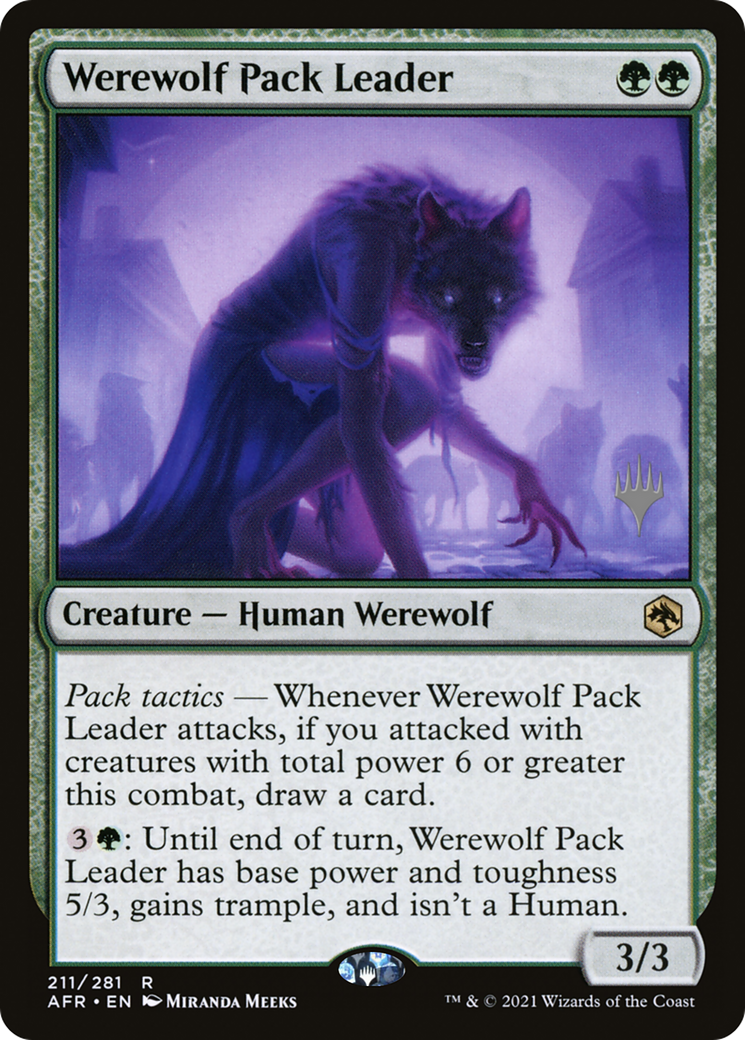 Image of Werewolf Pack Leader (Promo Pack) [Dungeons & Dragons: Adventures in the Forgotten Realms Promos]