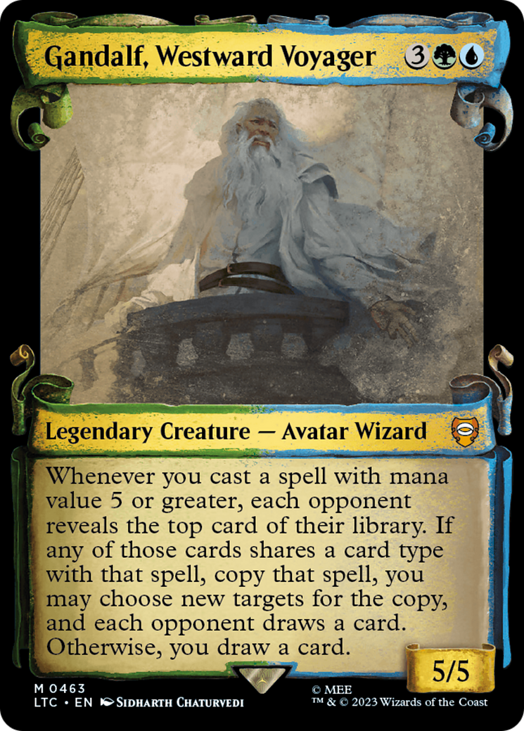 Image of Gandalf, Westward Voyager [The Lord of the Rings: Tales of Middle-Earth Commander Showcase Scrolls]