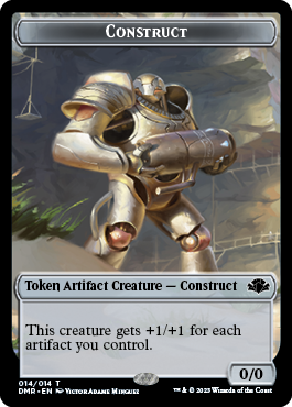 Image of Goblin // Construct Double-Sided Token [Dominaria Remastered Tokens]