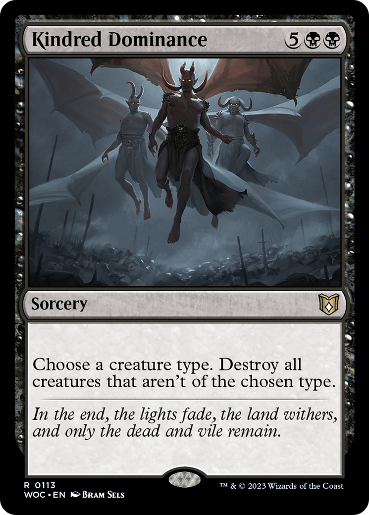 Image of Kindred Dominance [Wilds of Eldraine Commander]