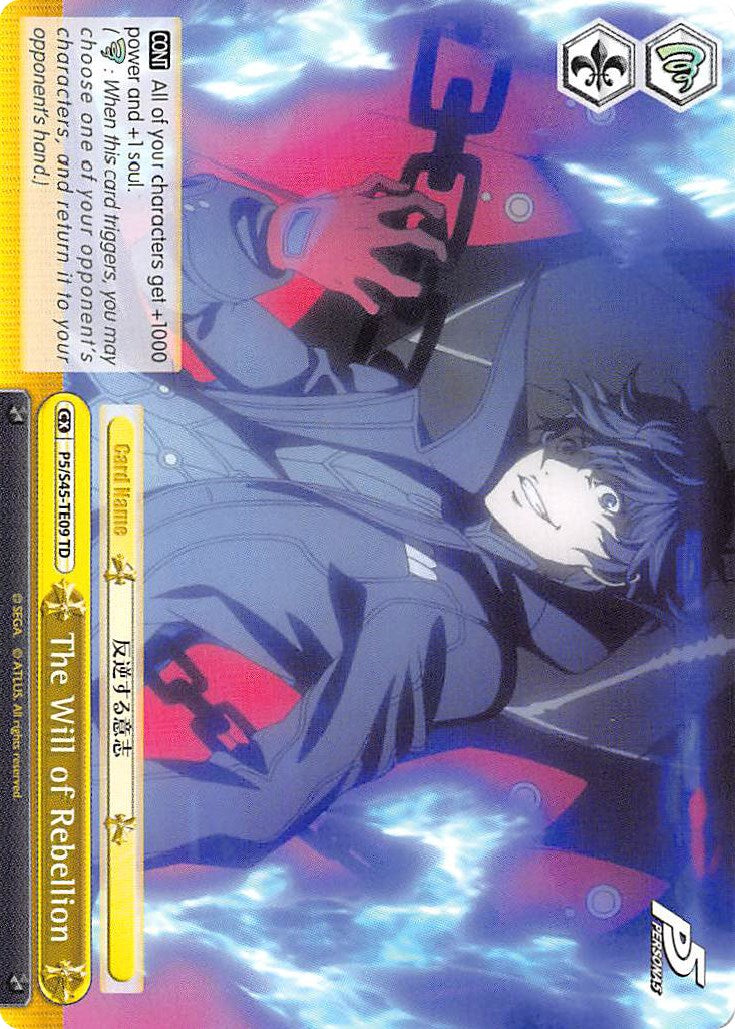 Image of The Will of Rebellion (P5/S45-TE09 TD) [Persona 5]
