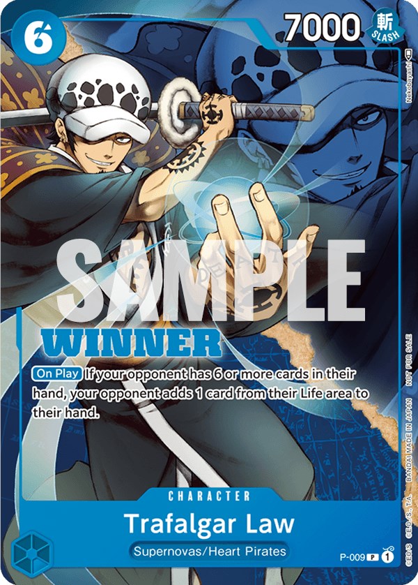 Image of Trafalgar Law (P-009) (Winner Pack Vol. 1) [One Piece Promotion Cards]