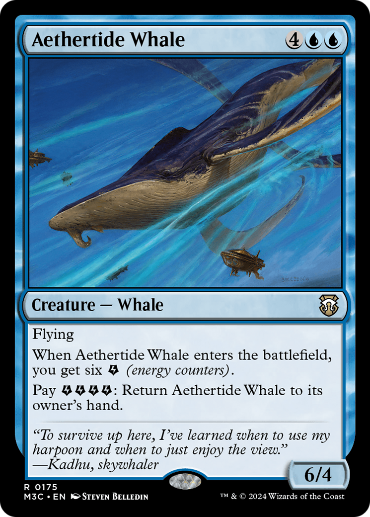 Image of Aethertide Whale [Modern Horizons 3 Commander]