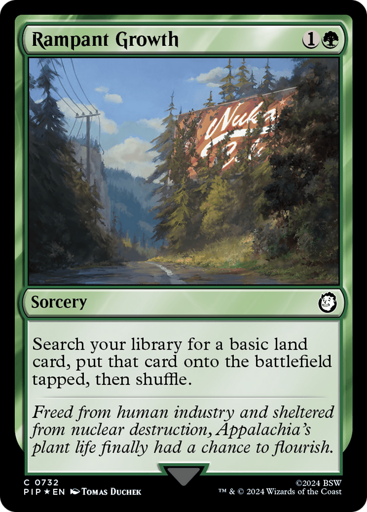 Image of Rampant Growth (Surge Foil) [Fallout]