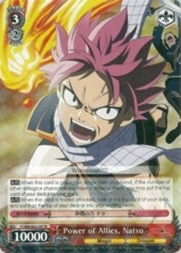 Image of Power of Allies, Natsu (FT/EN-S02-057 R) [Fairy Tail ver.E]