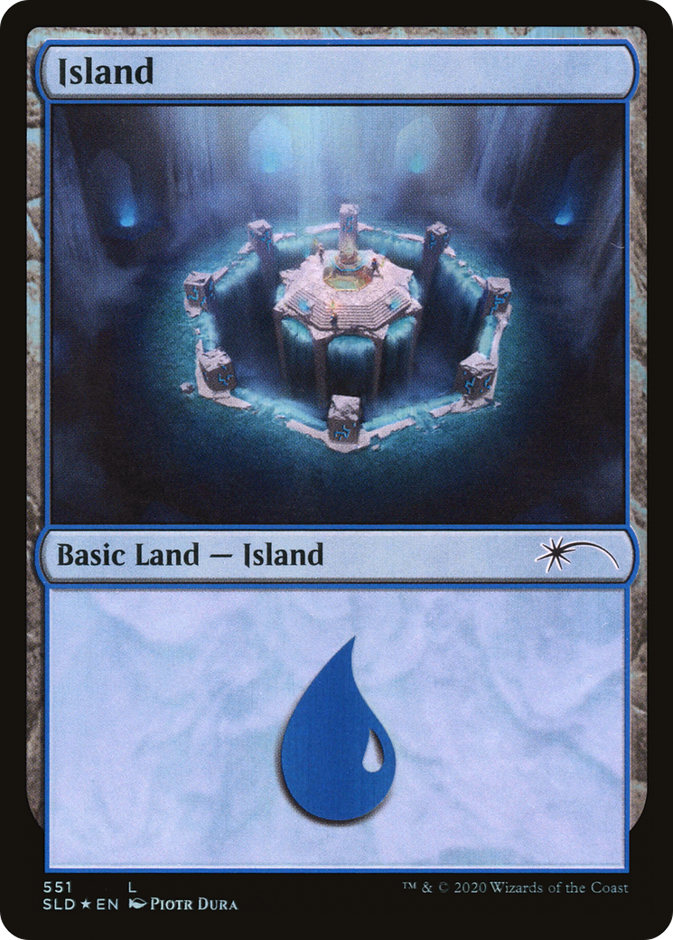 Image of Island (Archaeology) (551) [Secret Lair Drop Promos]