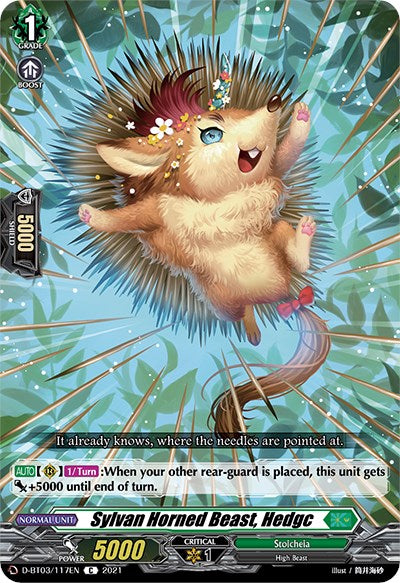 Image of Sylvan Horned Beast, Hedgc (D-BT03/117EN) [Advance of Intertwined Stars]