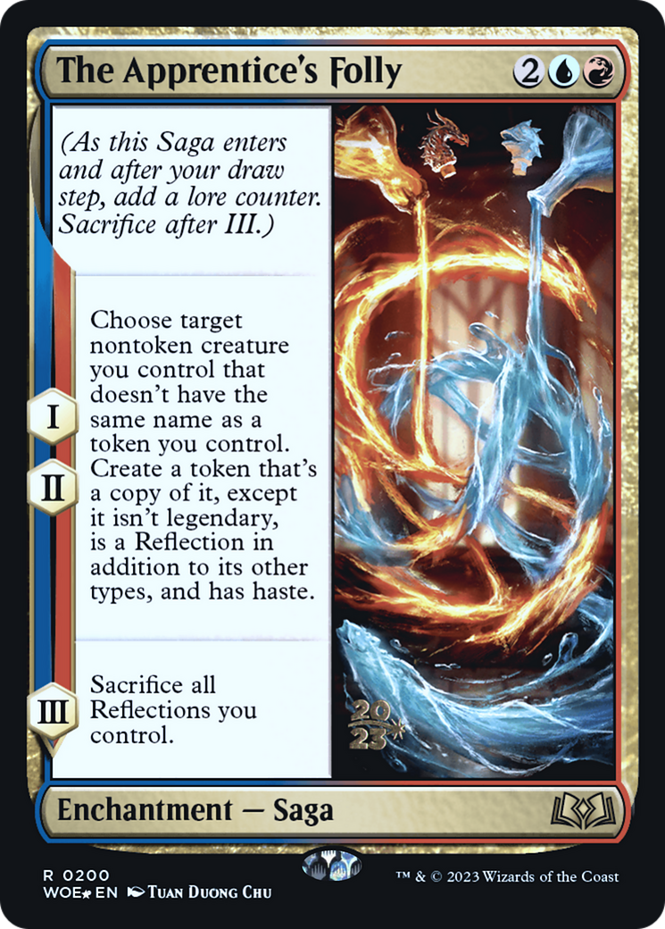 Image of The Apprentice's Folly [Wilds of Eldraine Prerelease Promos]