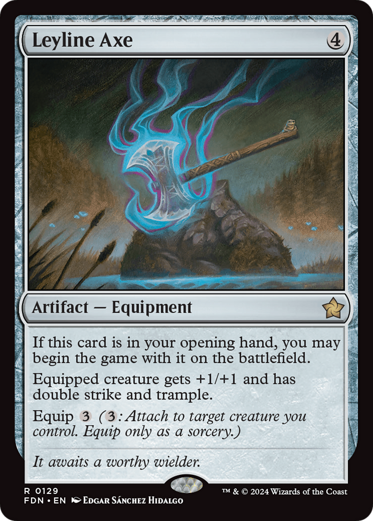 Image of Leyline Axe [Foundations]