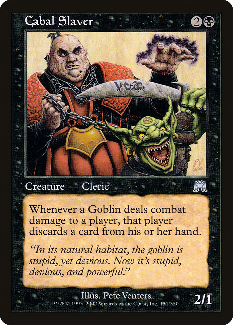 Image of Cabal Slaver [Onslaught]