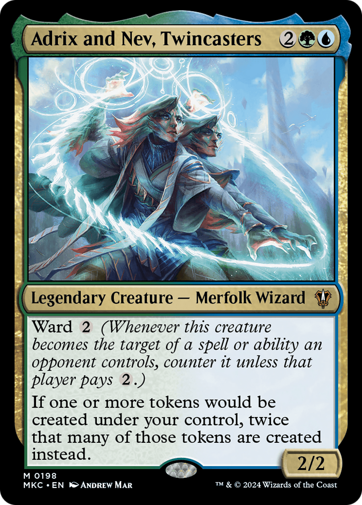 Image of Adrix and Nev, Twincasters [Murders at Karlov Manor Commander]