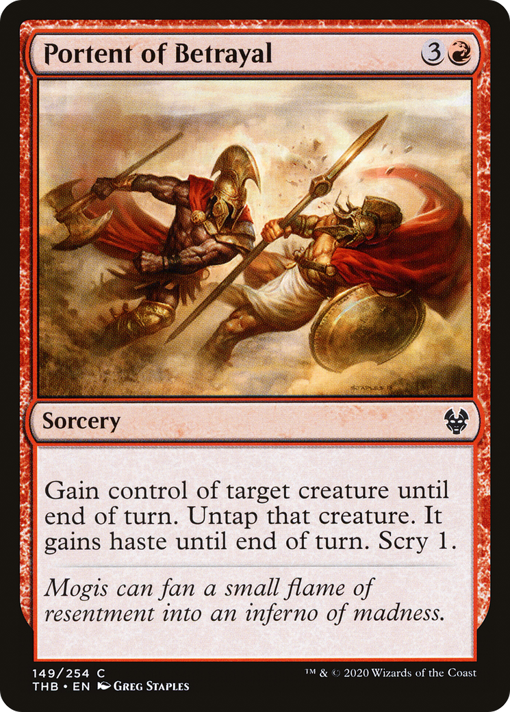 Image of Portent of Betrayal [Theros Beyond Death]
