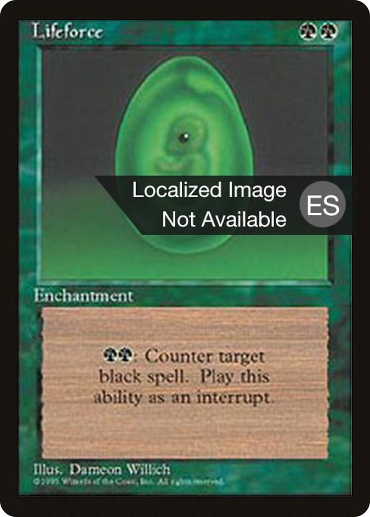 Image of Lifeforce [Fourth Edition (Foreign Black Border)]