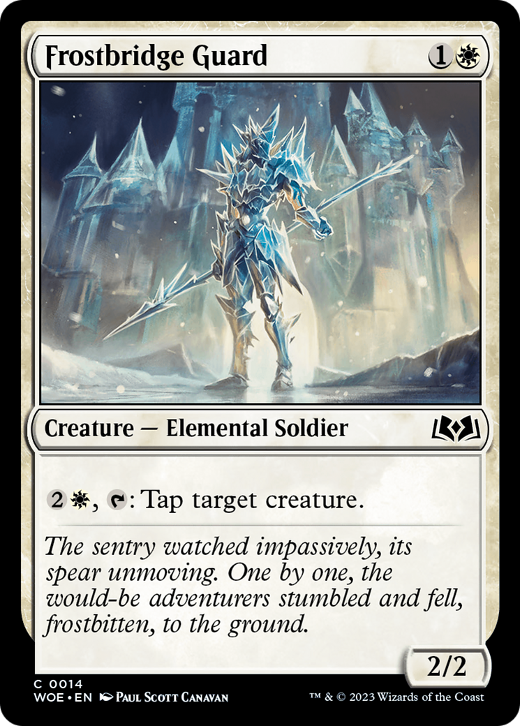 Image of Frostbridge Guard [Wilds of Eldraine]