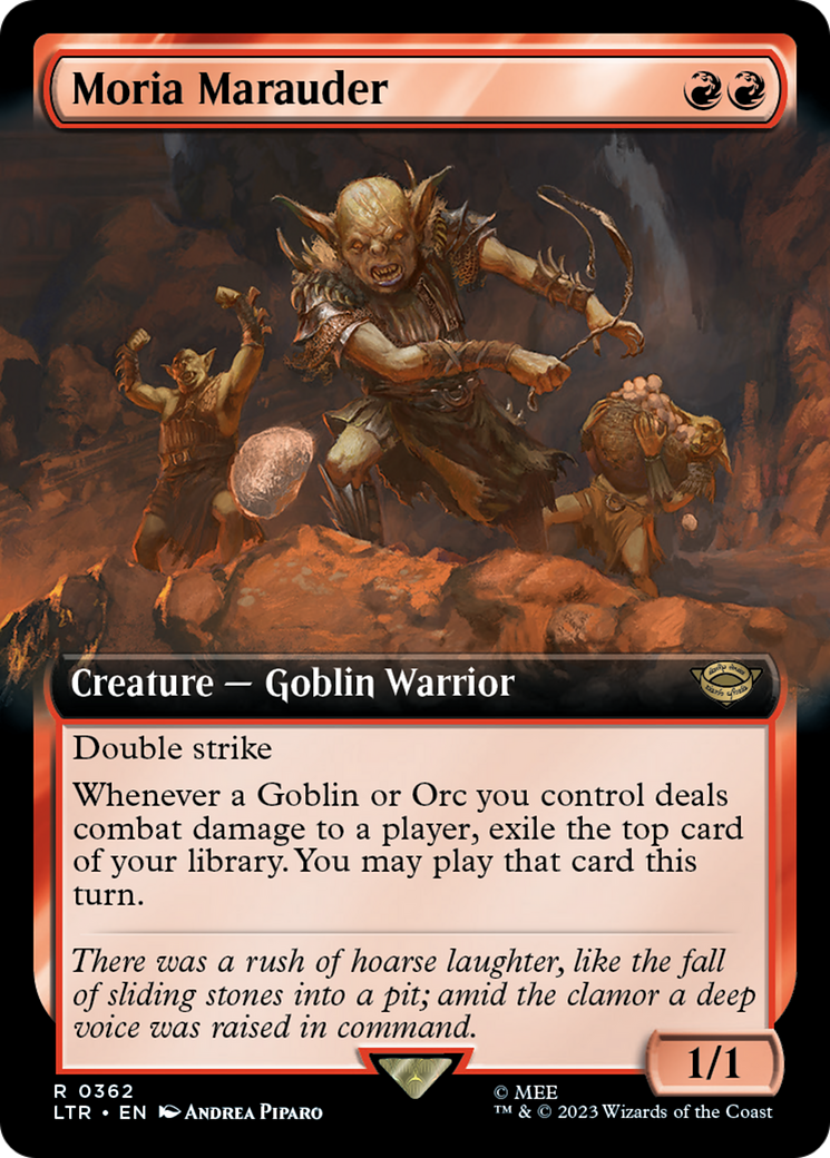 Image of Moria Marauder (Extended Art) [The Lord of the Rings: Tales of Middle-Earth]