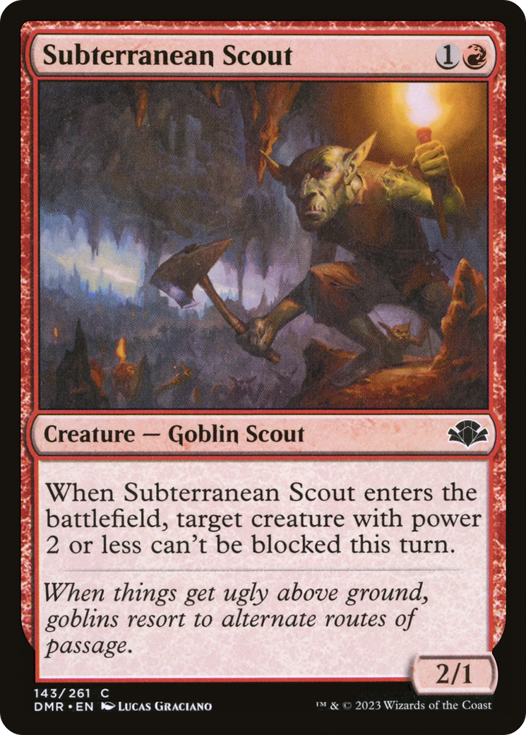 Image of Subterranean Scout [Dominaria Remastered]