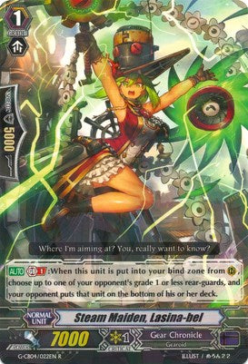 Image of Steam Maiden, Lasina-bel (G-CB04/022EN) [Gear of Fate]
