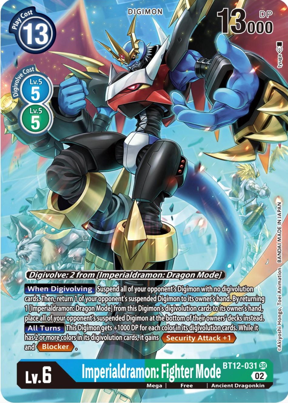 Image of Imperialdramon: Fighter Mode [BT12-031] (Alternate Art) [Across Time]