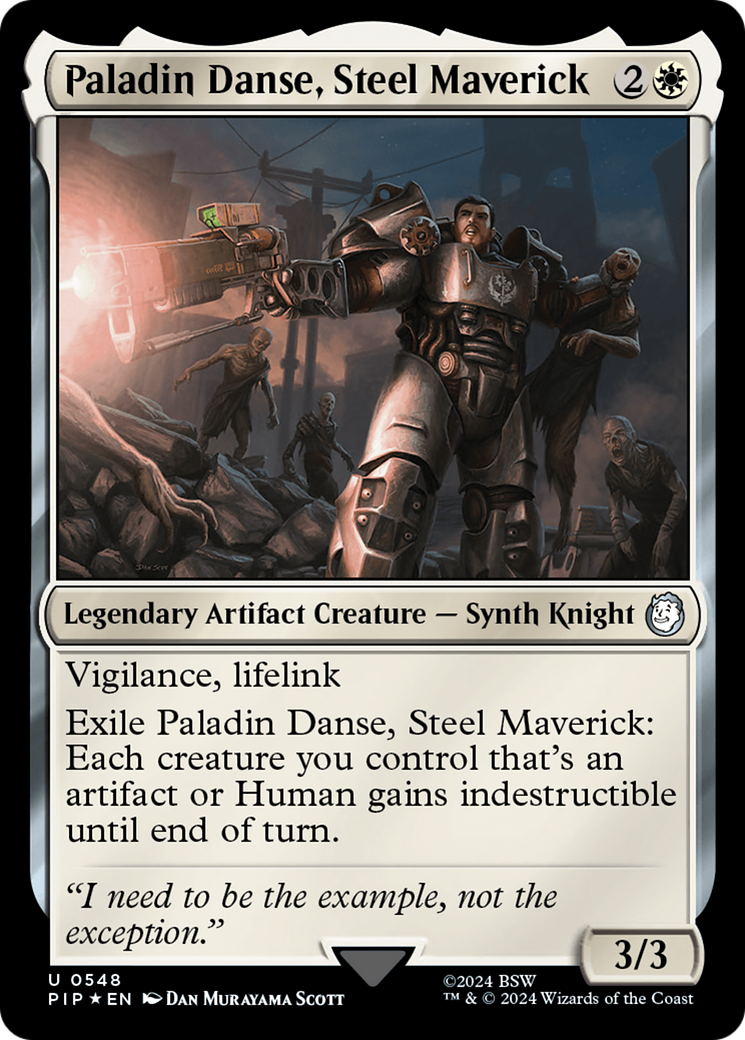Image of Paladin Danse, Steel Maverick (Surge Foil) [Fallout]